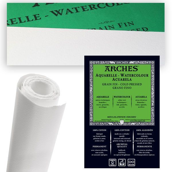 ac ARCHES 1710269 ROLLO 356gr.1,30x9,14mt.G/Fino